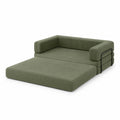 Cord Schlafsofa Grün 200x140 cm