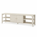 TV-Möbel Holz Beige 180x40x50 cm mit Regalfächern