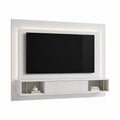 Wandmontiertes TV-Entertainment-Center aus Holzwerkstoff mit LED-Licht, geeignet für Fernseher bis 70 Zoll