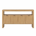 Sideboard Eichenfurnier Natur 180x40x80cm