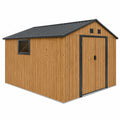 Gartenhaus Metall Holzoptik 300x200x210 cm