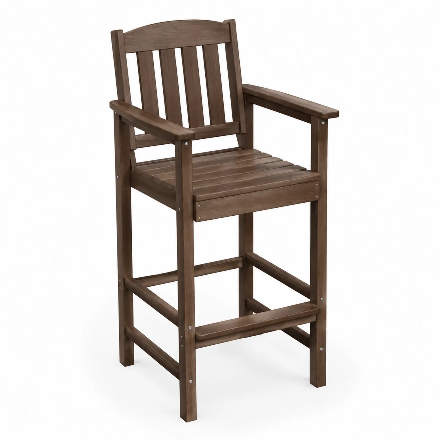 Gartenstuhl aus Akazienholz Braun 110 cm hoch