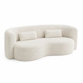 3-Sitzer Sofa Bouclé Creme