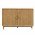 Sideboard Holz 2-türig Eiche 120x40x80 cm