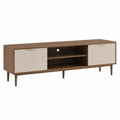 TV-Schrank aus Holz und MDF Braun/Beige 180x40x50cm